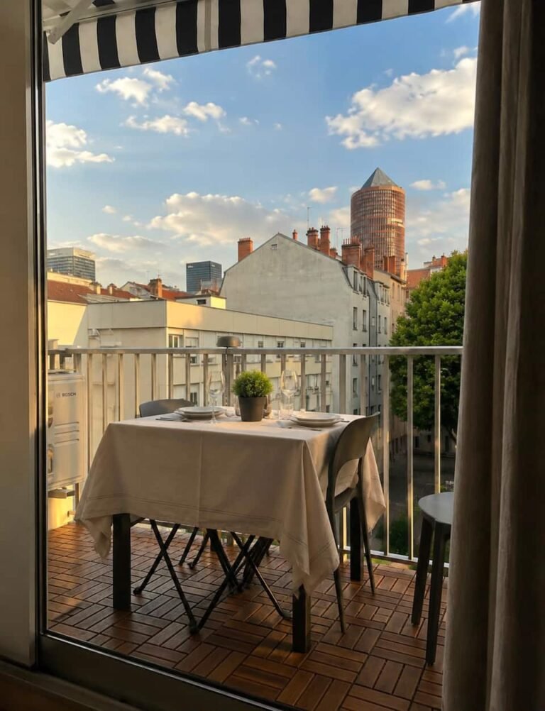 Loft climatisé avec vue panoramique, géré par Alva Conciergerie à Lyon Part-Dieu
