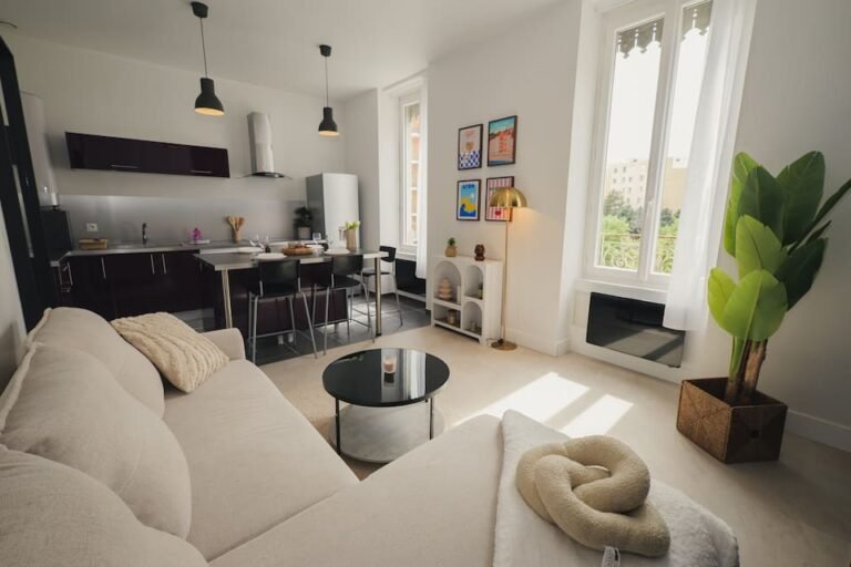 Le Grand Atelier Tolstoï, appartement lumineux géré par Alva Conciergerie à Villeurbanne